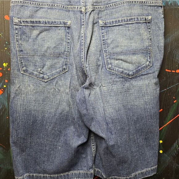 Vintage Men's Phat Farm Blue Denim Shorts - Picture 6 of 8